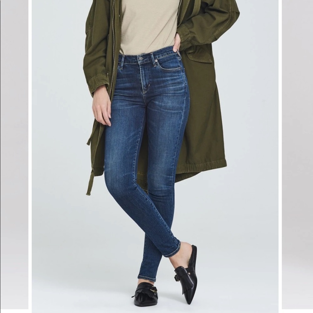 Citizens of Humanity High Rise Skinny Rocket Jeans